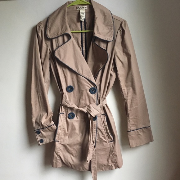 Forever 21 Jackets & Blazers - Trench Coat with Blue Accents